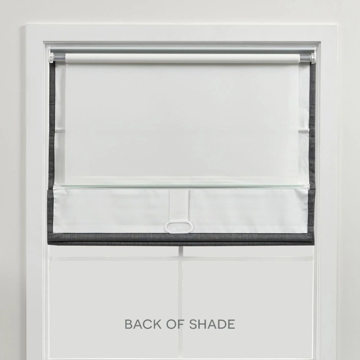 Total Exclusive 34"x64", Dark Grey Blackout Roman Esme Home Shade,