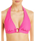 Azalea Pink, Size Shoshanna Halter Tide Bikini D Top,