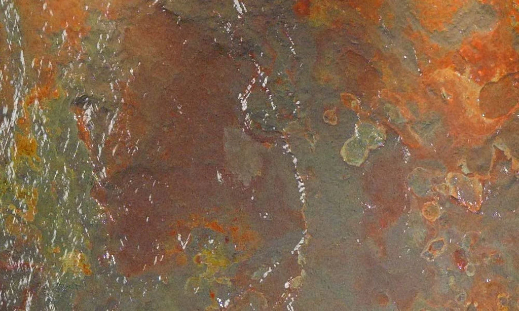 Falls-Square-Blackened Olympus Fountain Copper-Multi-Color Wall Slate Adagio Natural OFS1504