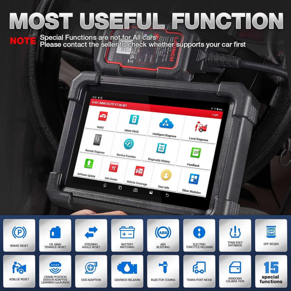 2024 Systems Diagnostic ,CANFD/DOIP,39+ IMMO Tool Key All Programmer Scan Launch XPROG-3 Car Newest ELITE X431 Services with