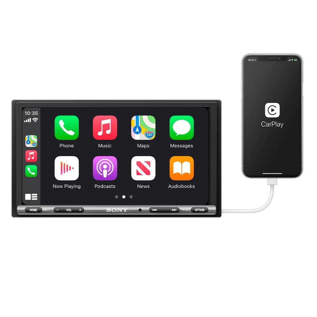 with Bluetooth Sony Media Mobile CarPlay Apple 6.95" and Android Receiver XAV-AX3200 Auto