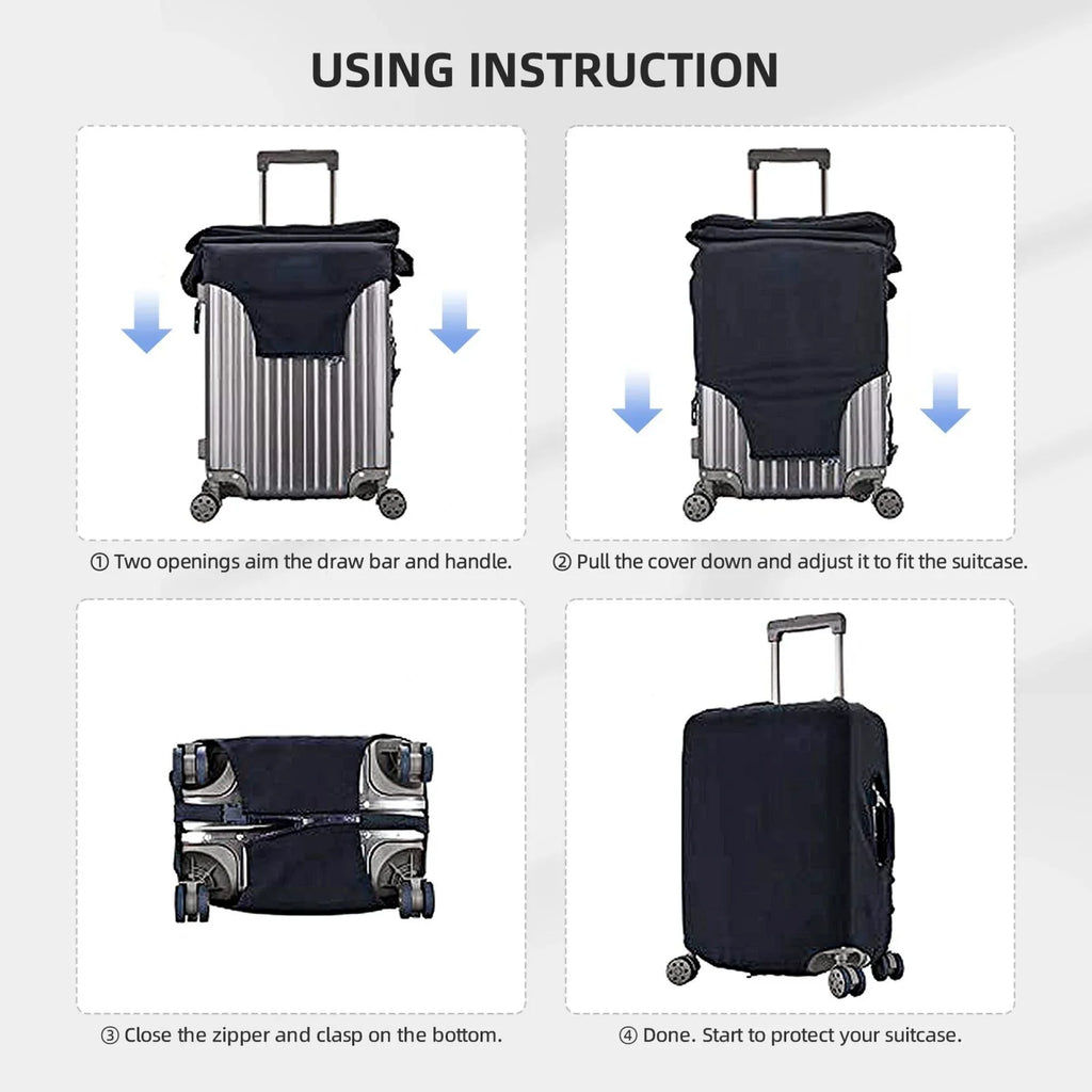 Fruit Bright Retro 18-32inch For Protector Abstract Cover Ocsxa Luggage Print Pineapple Suitcase Travel Dust-Proof Cover