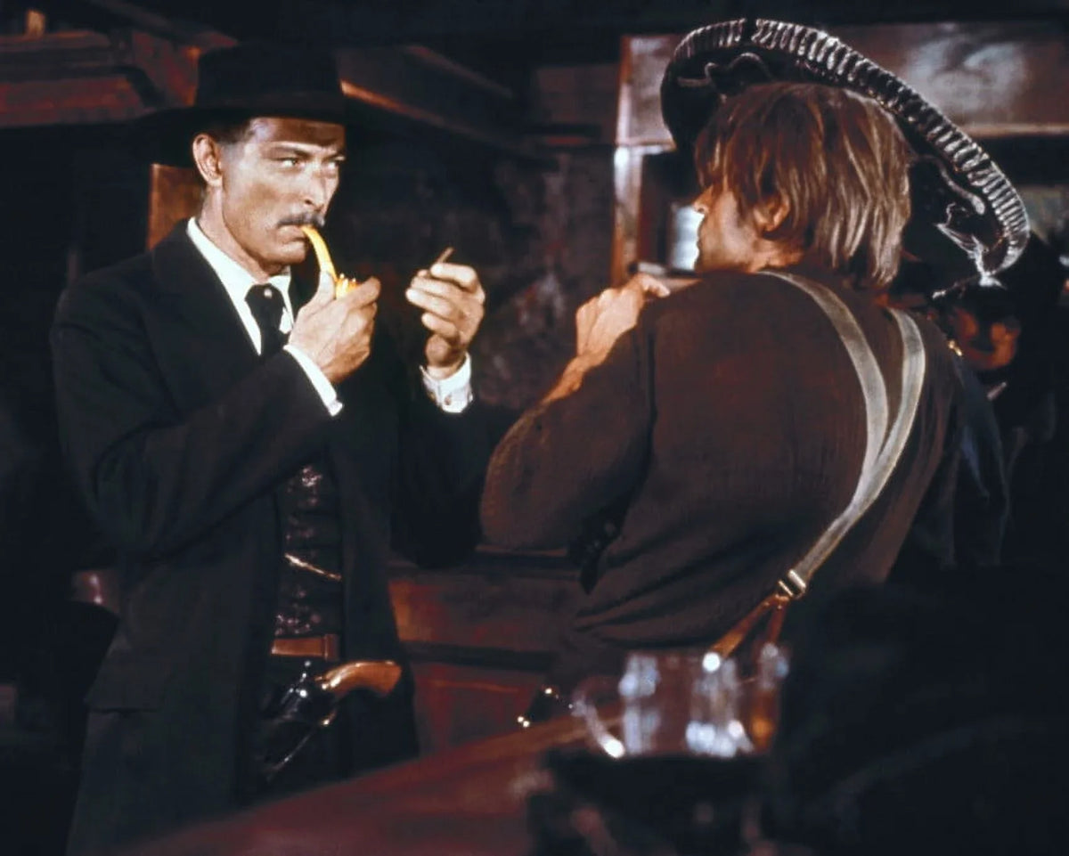 More Cleef Lights 24X36 His Bar Classic Van Dollars Poster In A For Few Hollywood Pipe Lee