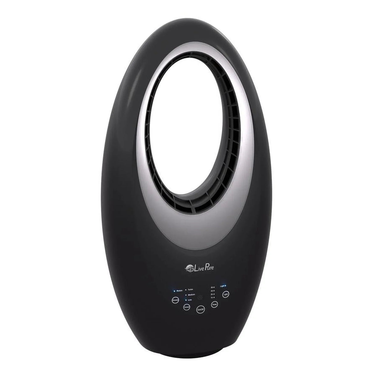 Filter, Auto-Duster with Fan Oscillating Livepure Cooling Fan, Bladeless Air Graphite Circulator-