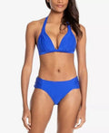 Bikini Rachel Swim S/Cobal Roy Pleated Halter Top: