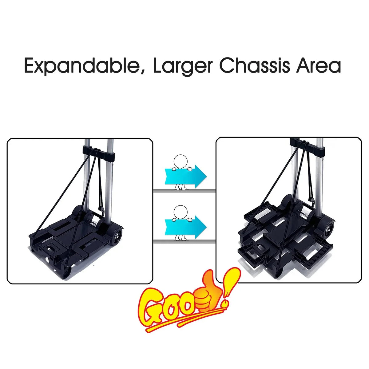 seat Over Base Head for Your for stowable Car Airplane Cart Travel Plate,Foldable, Traveling,Extendable or storable,and Airport-Carseat Under Compartment. Seat Roller