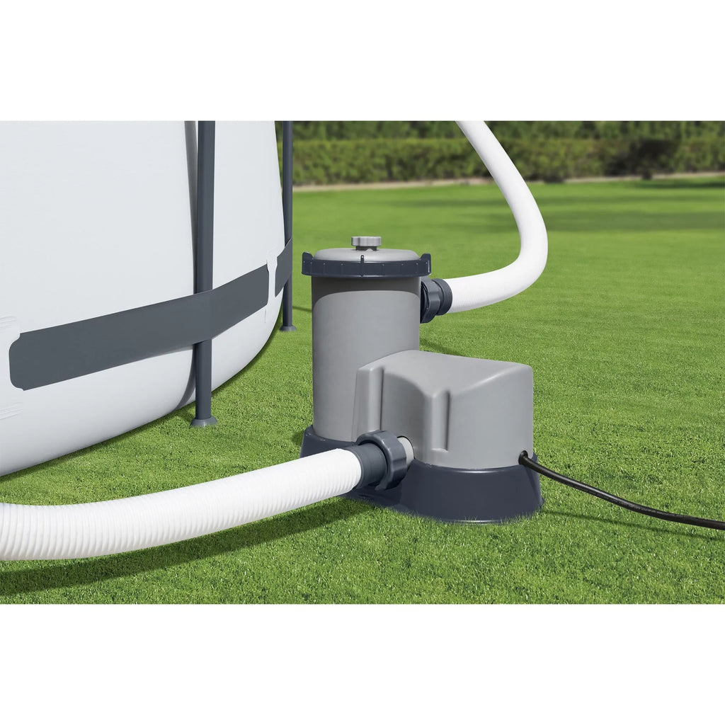 Pools Bestway 58390E Above 1500 Pump Ground GPH Filter Flowclear for