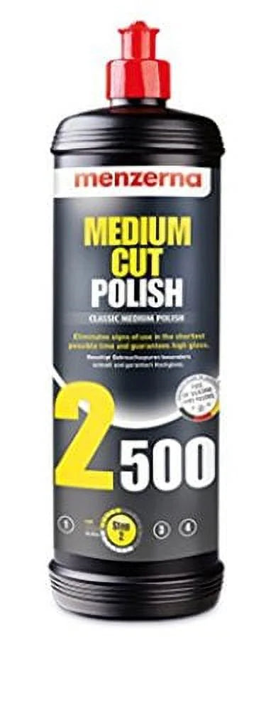 Heavy Compound Kit 3000, Menzerna 400 2500, and Polishing Super Medium