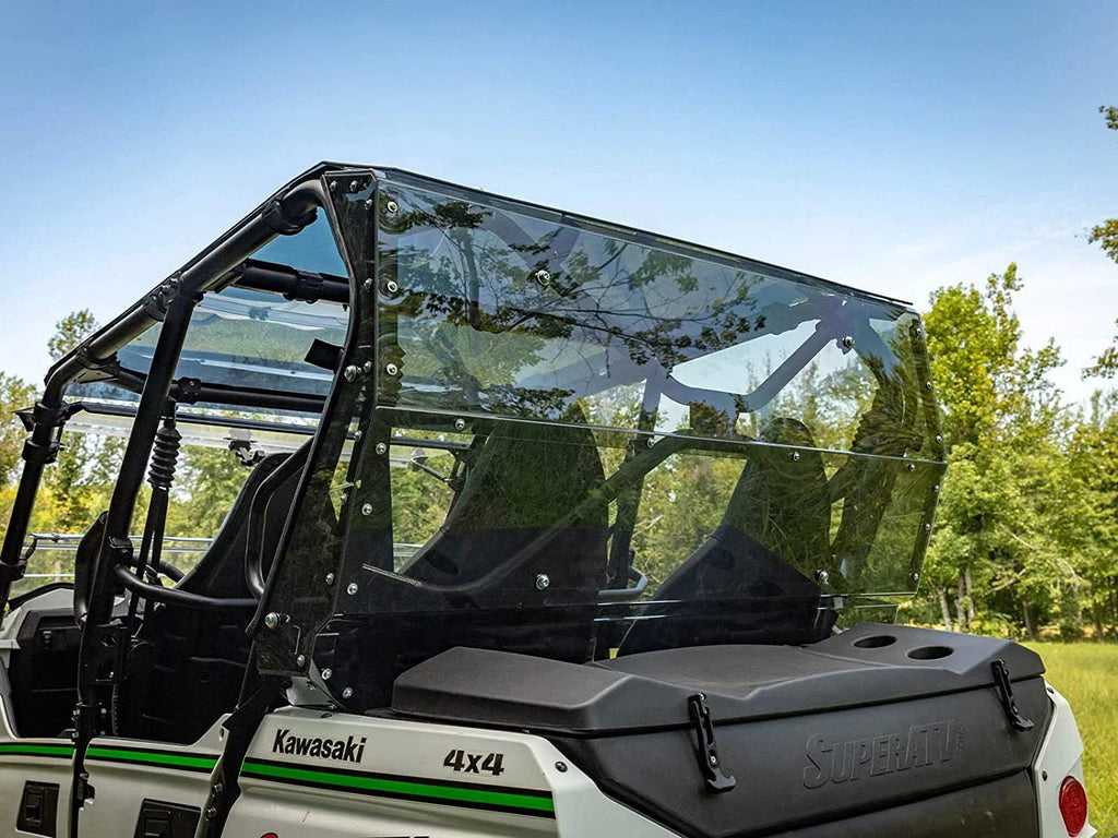 Windshield Lightly Flying 4 Glass / Teryx 2021+ 4 You in Kawasaki Teryx Tinted Rear From Polycarbonate Duty 2014+ S 800 Protects Stronger for Than 250x SuperATV USA! Heavy Made Debris Thick 1/4"