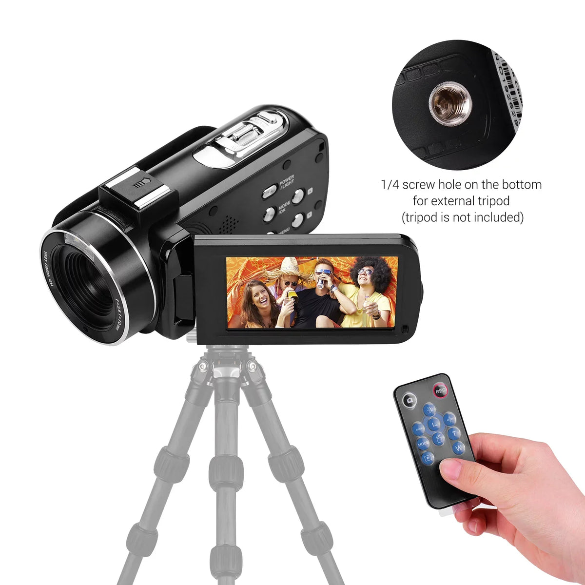 IPS 18X Video Video Wide Burst Lens 0.45X Camera,Handheld QISUO DV Burst Inch inch Camera Mount Monitor Function Andoer Lens 3.0 Mount inch ro Sh DV Inch 3.0 Professional 3.0 Mount 3.0 IPS IPS ERYUE