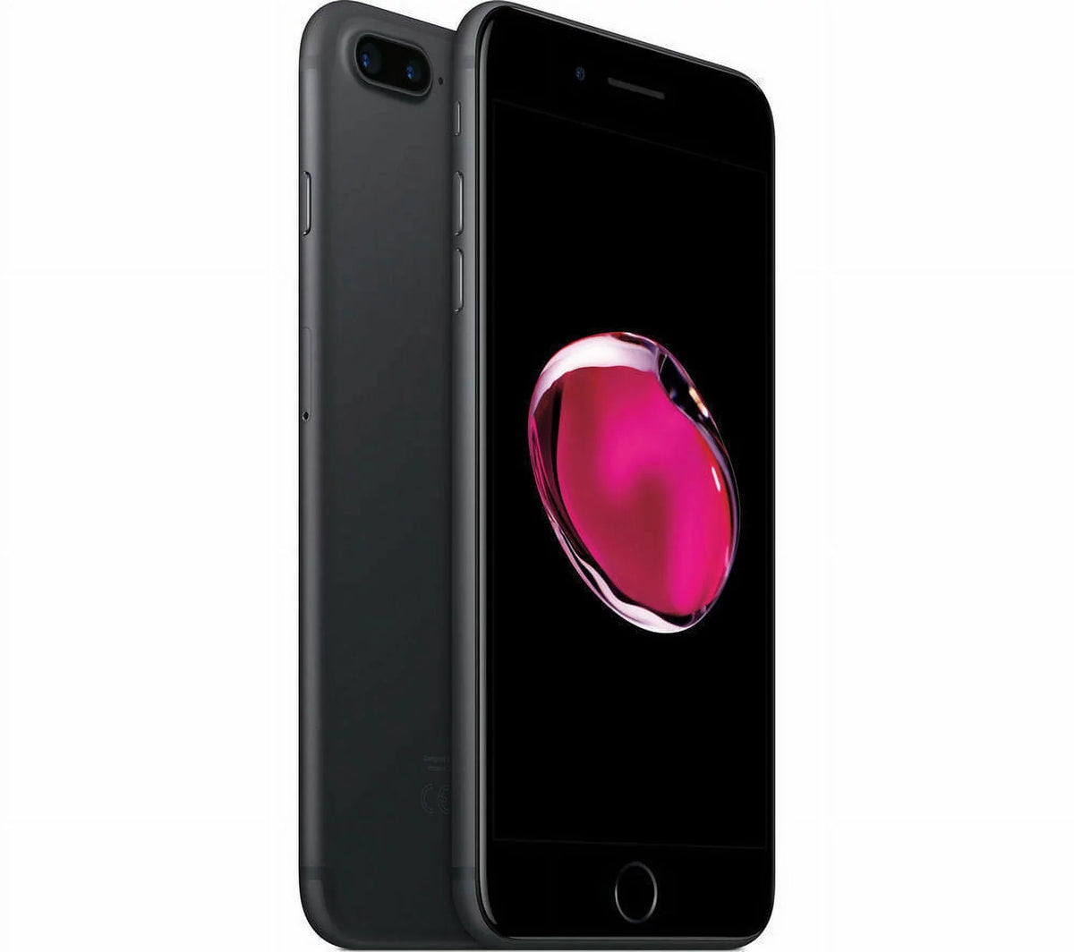 Black 7 Apple (Used A1661 Matte iPhone Plus - Unlocked) 128GB A+) (Fully