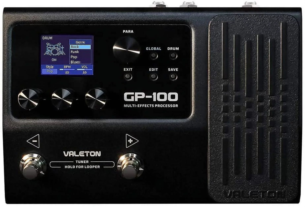Multi-Effects Processor, power supply) (with 9V GP-100 Valeton