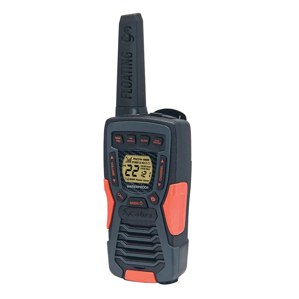 Waterproof - Two-Way Radio Long Cobra Floats, 22 (2-Pack) Adults Rechargeable, Walkie FLT Talkies Set ACXT1035R Channels, CAMO for 37-Mile Range